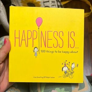 Happiness Is... Book with Yellow Cover